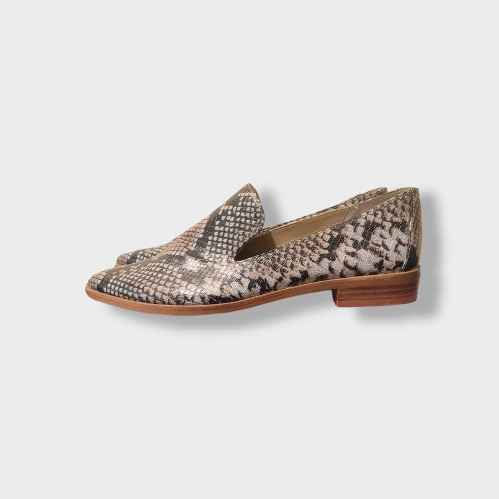 TREASURE & BOND Kena Faux Snakeskin Loafer